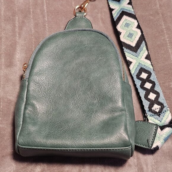 JEN & CO. Ellen Women Vegan Leather Crossbody/Fanny Pack/Sling Bag - Picture 6 of 9